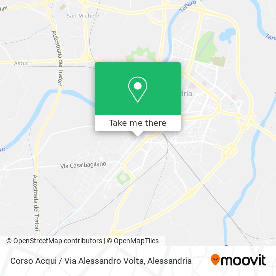 Corso Acqui / Via Alessandro Volta map