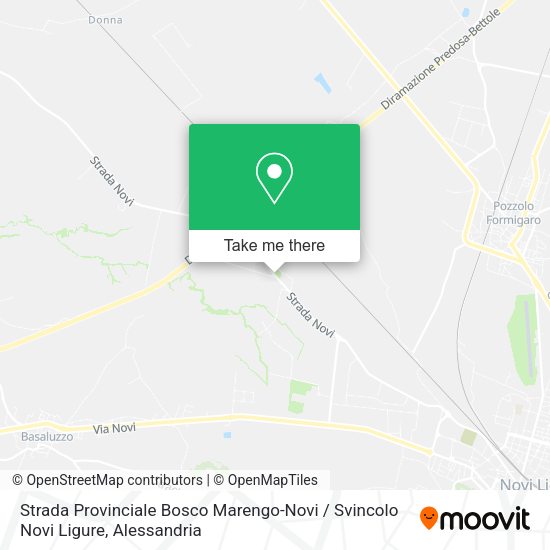 Strada Provinciale Bosco Marengo-Novi / Svincolo Novi Ligure map