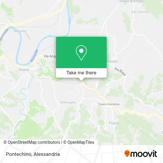 Pontechino map