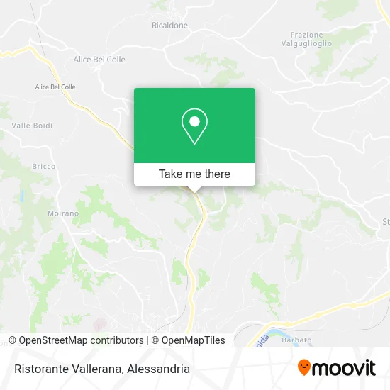 Vallerana Restaurant map
