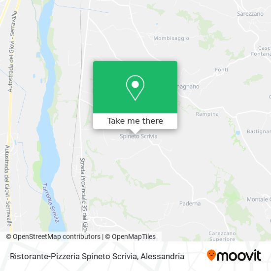 Ristorante-Pizzeria Spineto Scrivia map