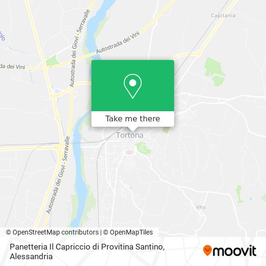 Panetteria Il Capriccio di Provitina Santino map