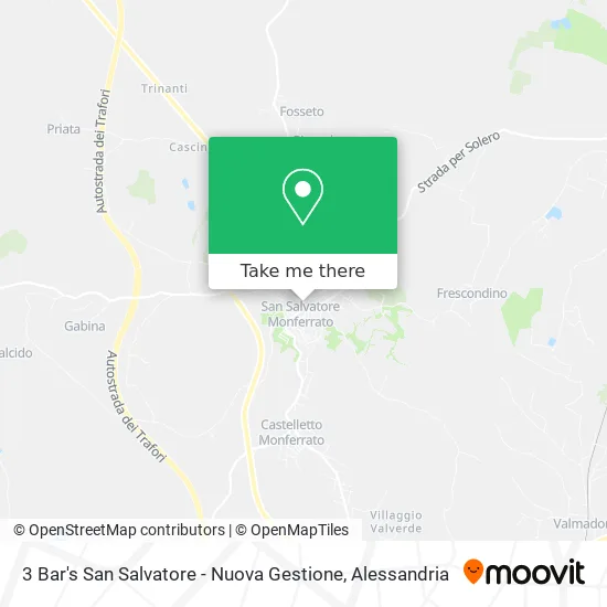 3 Bar's San Salvatore - Nuova Gestione map