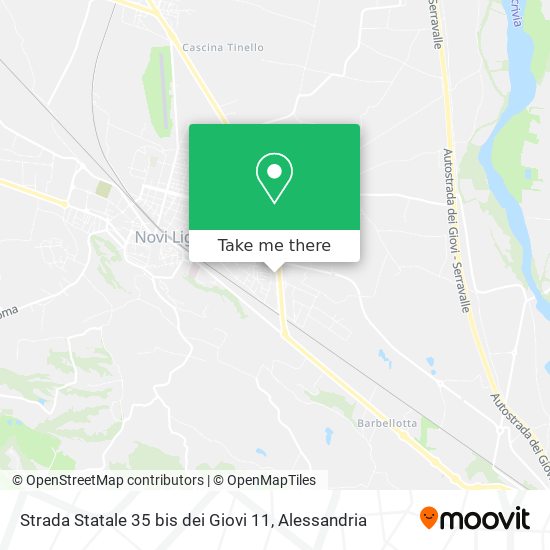 Strada Statale 35 bis dei Giovi 11 map