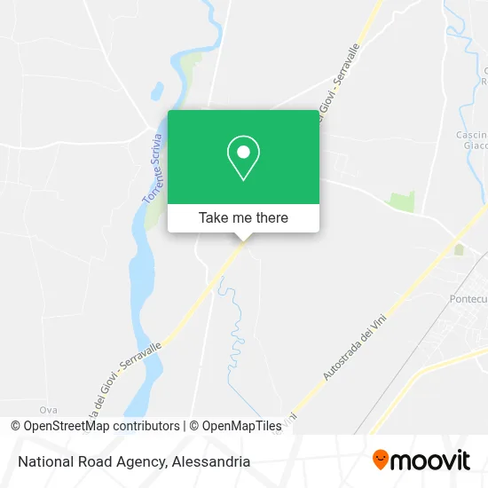 National Road Agency map