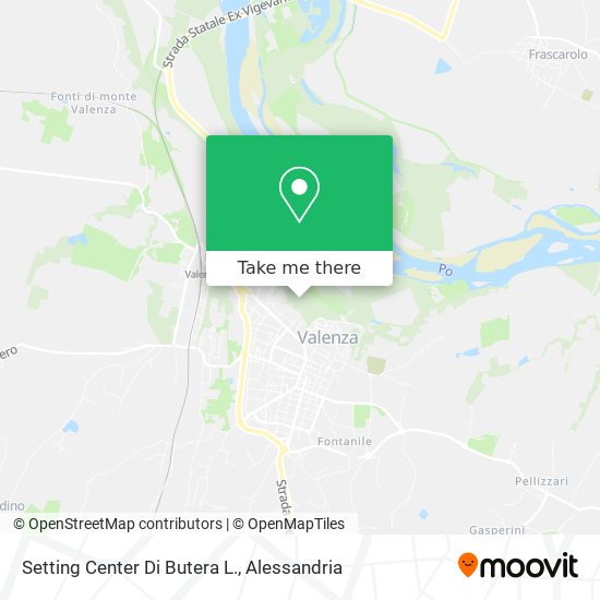 Setting Center Di Butera L. map