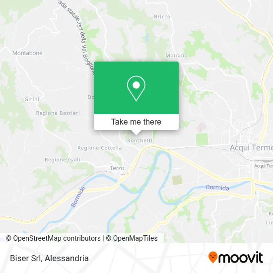 Biser Srl map