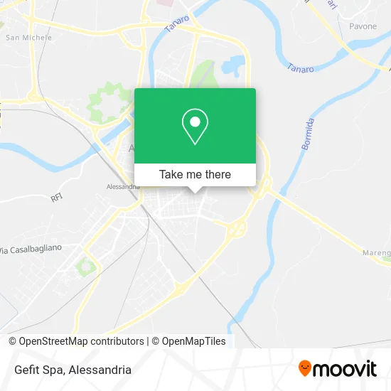 Gefit Spa map
