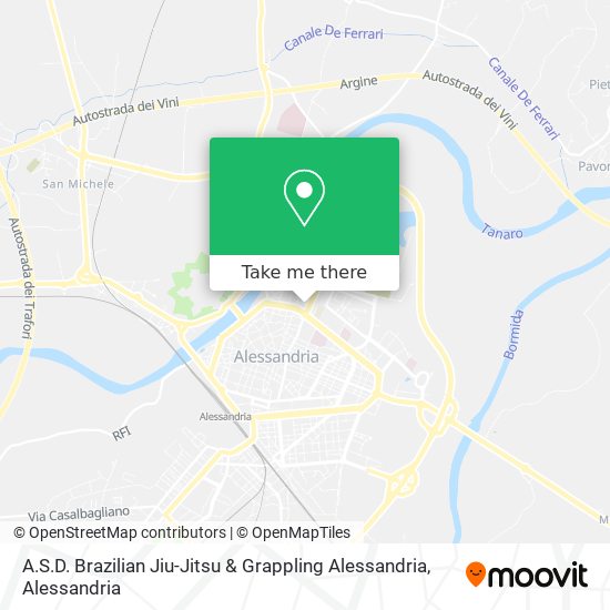 A.S.D. Brazilian Jiu-Jitsu & Grappling Alessandria map