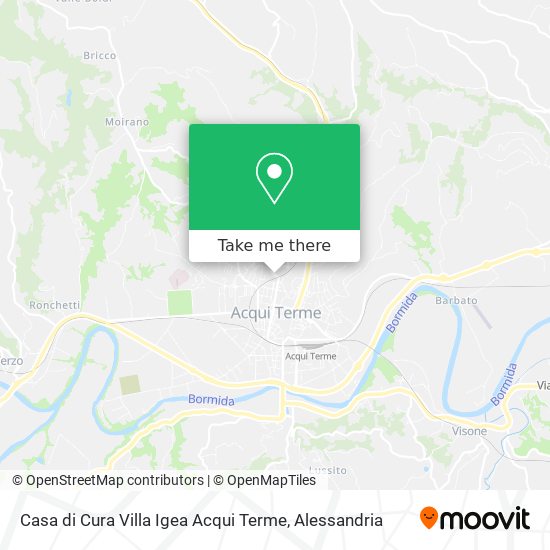 Casa di Cura Villa Igea Acqui Terme map