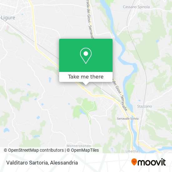 Valditaro Sartoria map