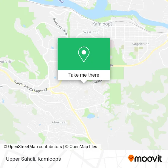 Upper Sahali map