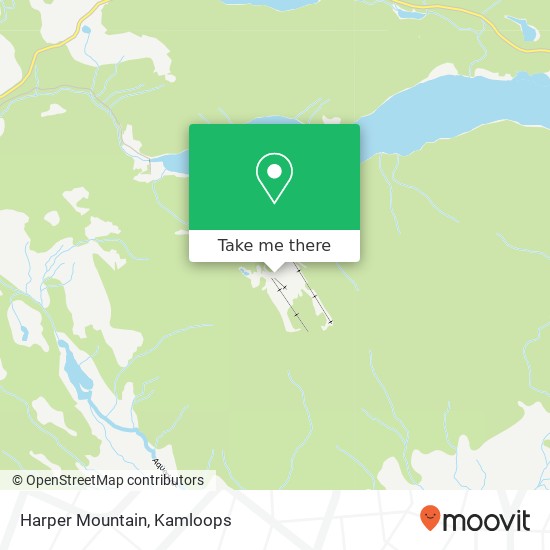 Harper Mountain map