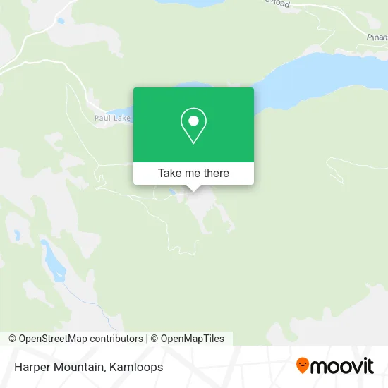 Harper Mountain map