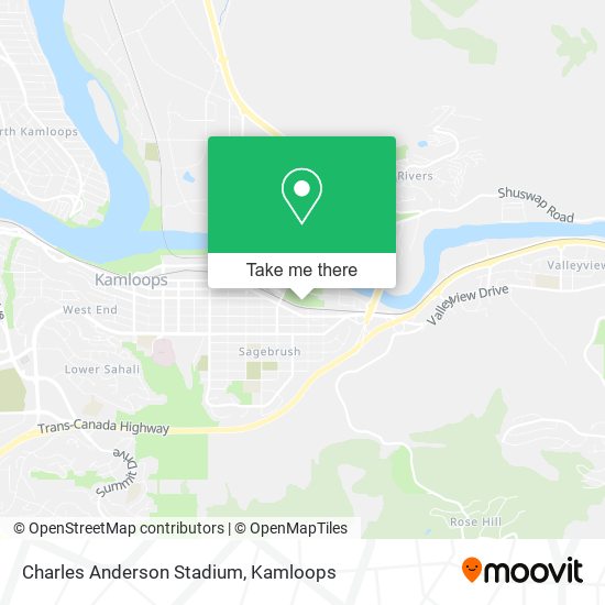 Charles Anderson Stadium map