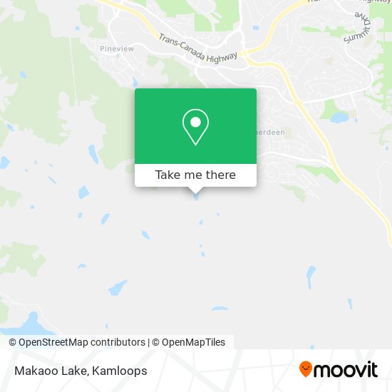 Makaoo Lake map