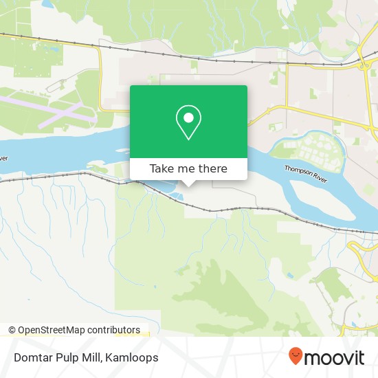 Domtar Pulp Mill map
