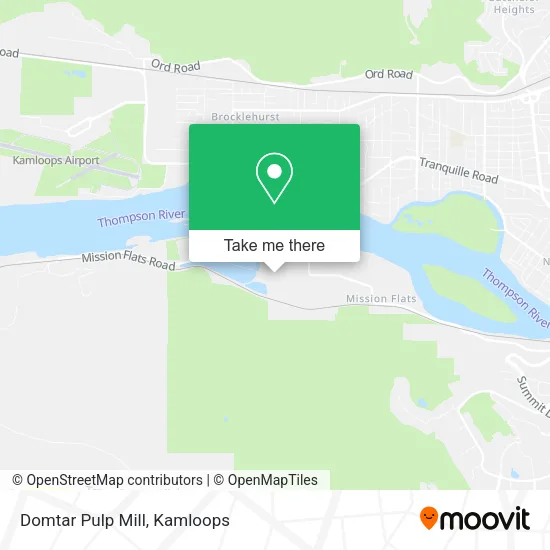 Domtar Pulp Mill map