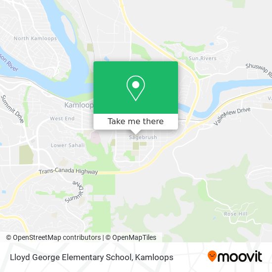 Lloyd George Elementary School map