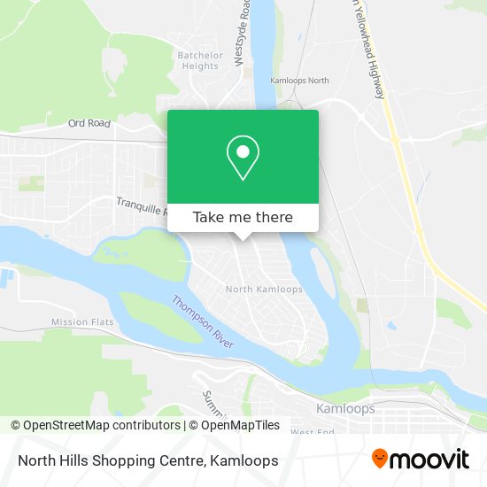 North Hills Shopping Centre map