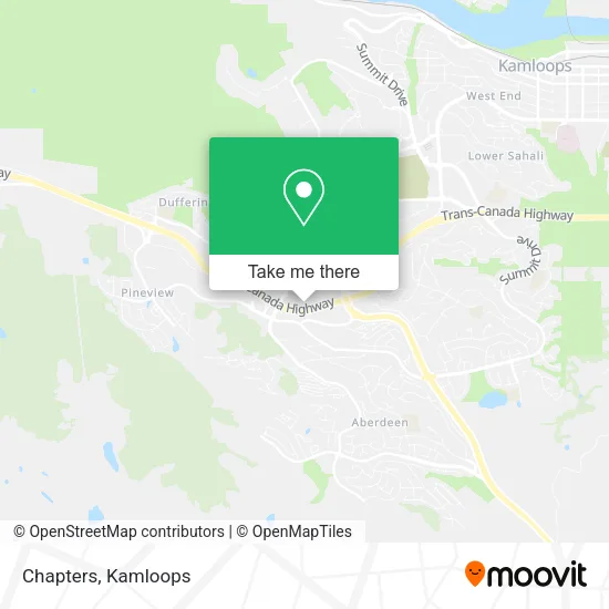 Chapters map