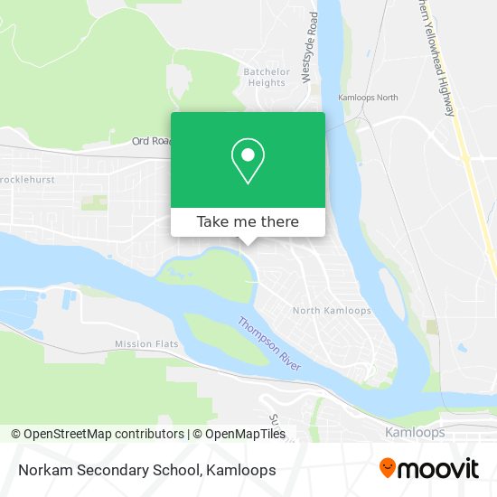 Norkam Secondary School map