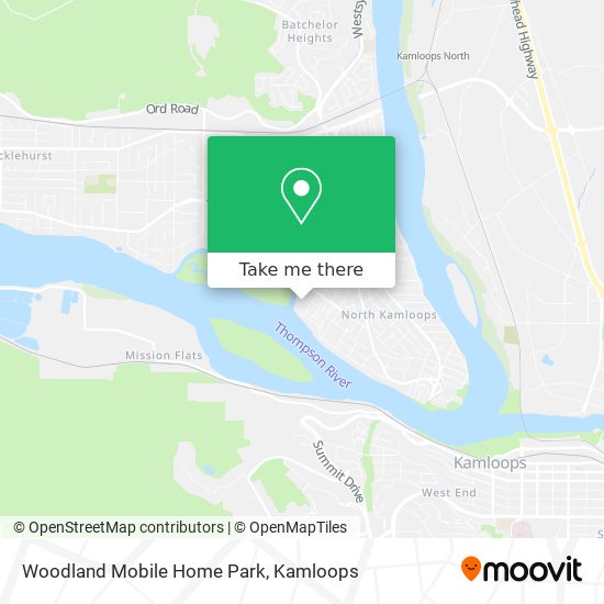 Woodland Mobile Home Park map