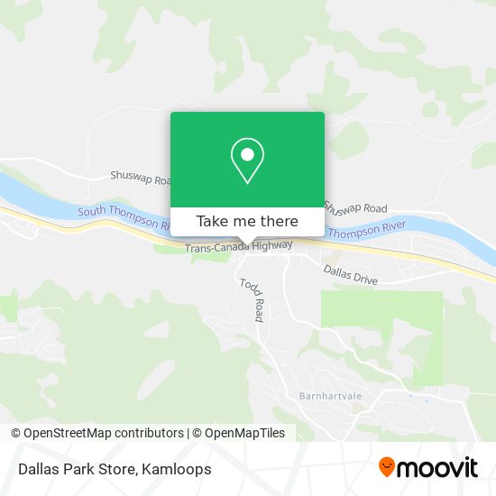 Dallas Park Store map