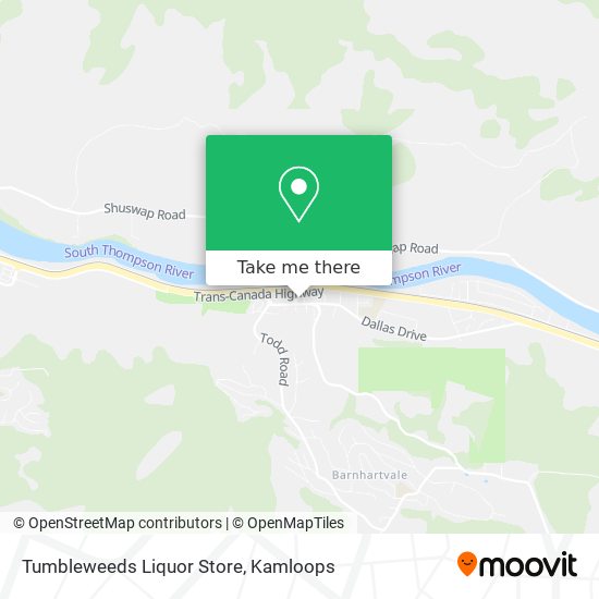 Tumbleweeds Liquor Store map
