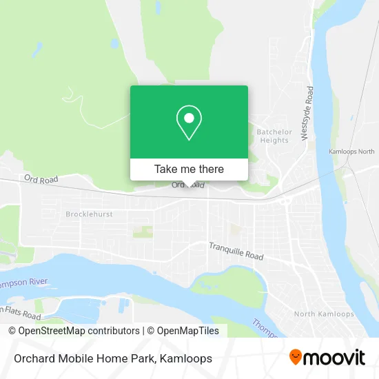 Orchard Mobile Home Park plan