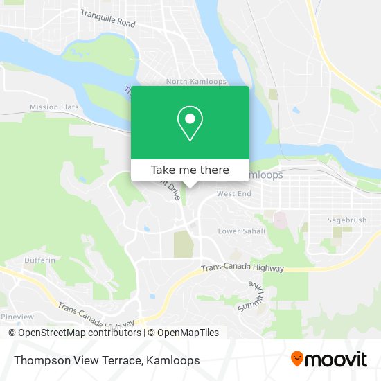 Thompson View Terrace map