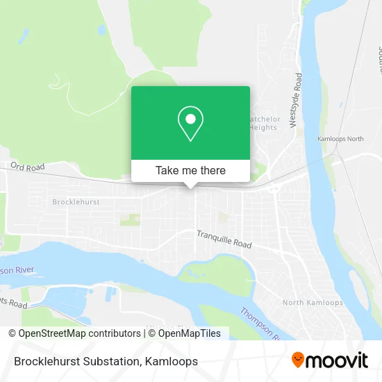 Brocklehurst Substation map