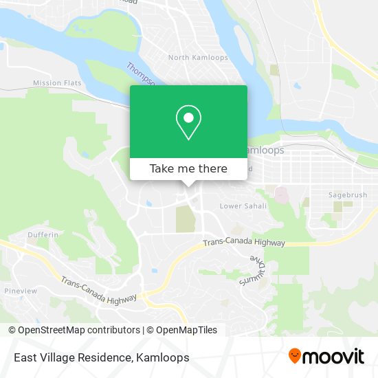 East Village Residence map