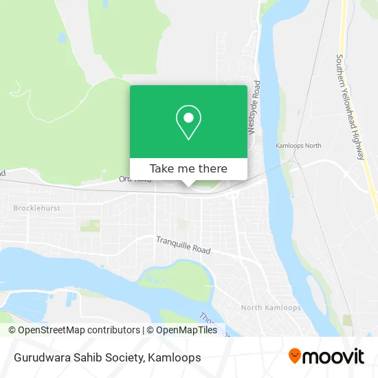 Gurudwara Sahib Society map