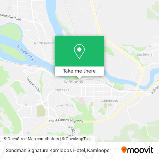 Sandman Signature Kamloops Hotel plan