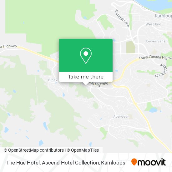 The Hue Hotel, Ascend Hotel Collection map