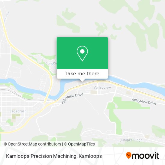 Kamloops Precision Machining map