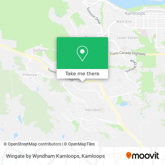 Wingate by Wyndham Kamloops plan