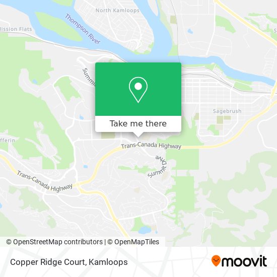 Copper Ridge Court map