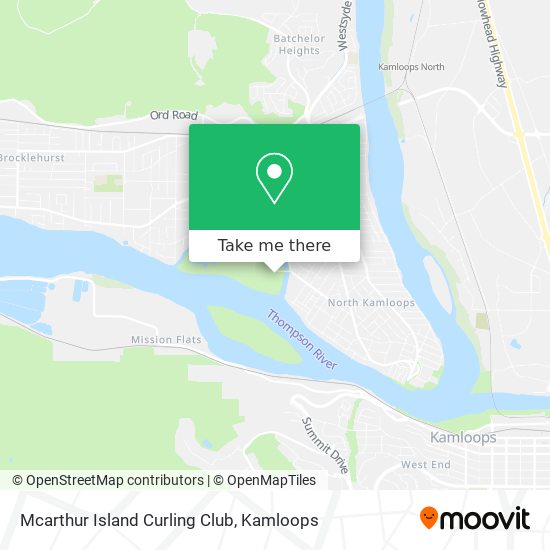 Mcarthur Island Curling Club map