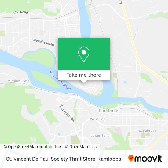 St. Vincent De Paul Society Thrift Store map