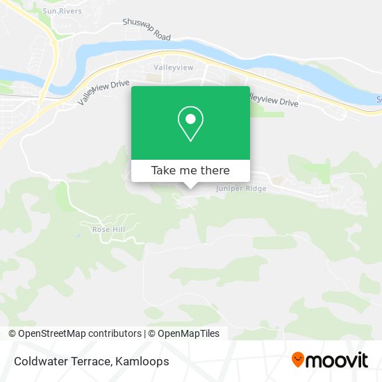 Coldwater Terrace map