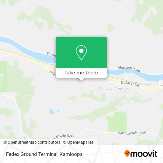 Fedex Ground Terminal map