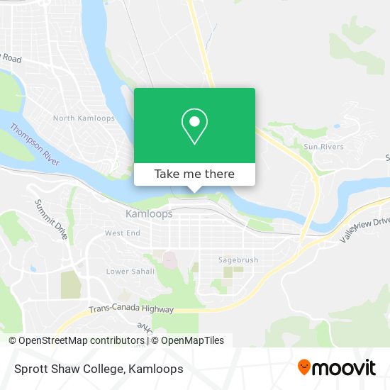 Sprott Shaw College map