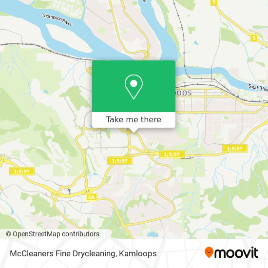 McCleaners Fine Drycleaning map