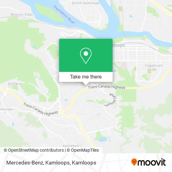 Mercedes-Benz, Kamloops map