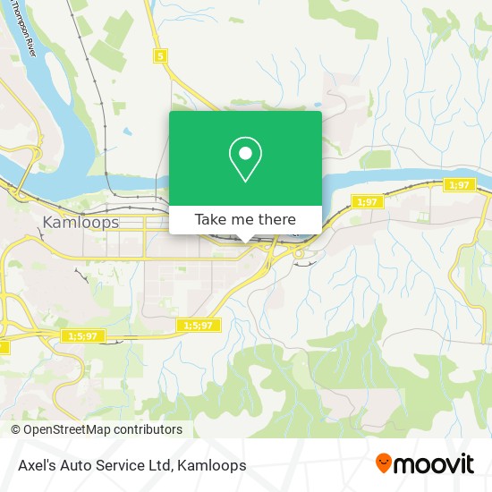 Axel's Auto Service Ltd map