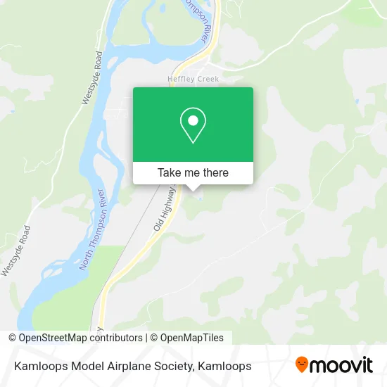 Kamloops Model Airplane Society map
