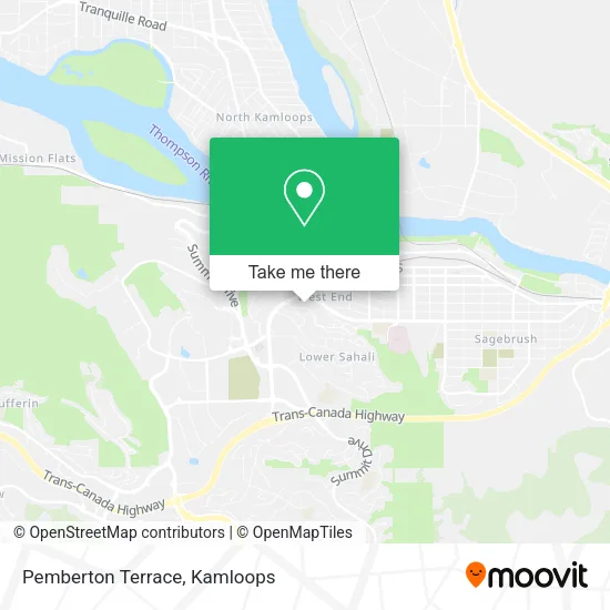 Pemberton Terrace map