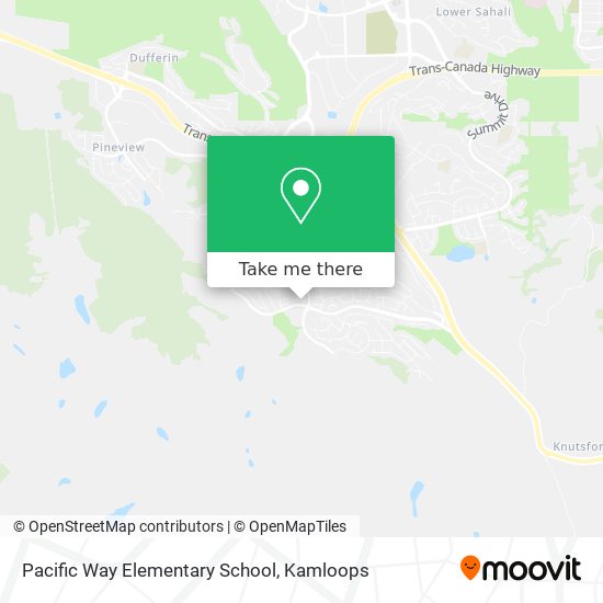 Pacific Way Elementary School map